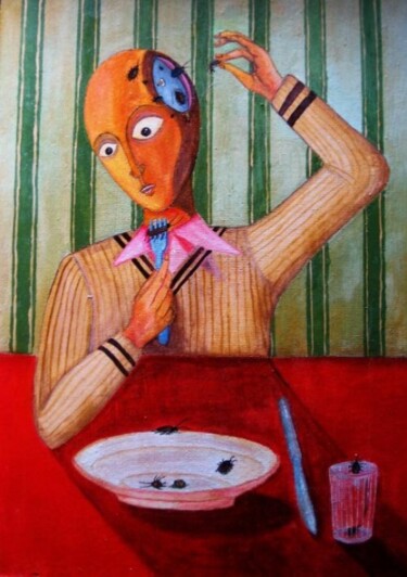 Pintura titulada ""Булимия"" por Belovew, Obra de arte original