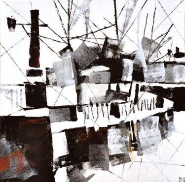 Painting titled "SPB 0010" by Igor Nelubovich, Original Artwork, Oil