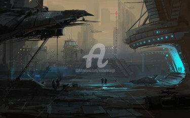 Digital Arts titled "Sincefiction_Envoro…" by Kishore Singh, Original Artwork