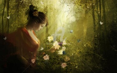 Digital Arts titled "playing with butter…" by Kishore Singh, Original Artwork
