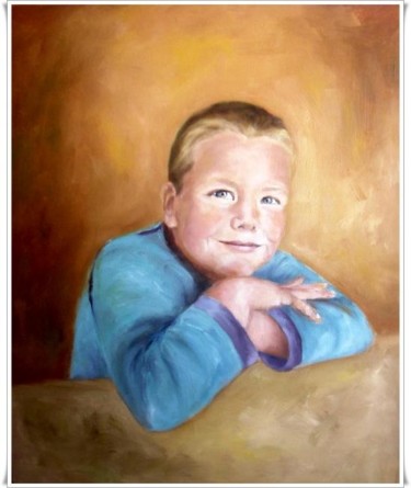 Peinture intitulée "Victor" par Mihaela Mihailovici, Œuvre d'art originale, Huile