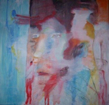 Schilderij getiteld "Le laboureur" door Bruno Briatte, Origineel Kunstwerk, Olie