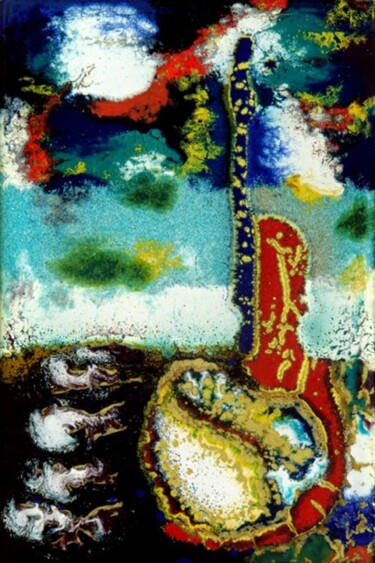 Disegno intitolato ""Песни моря"" da Valerii Okarskii, Opera d'arte originale