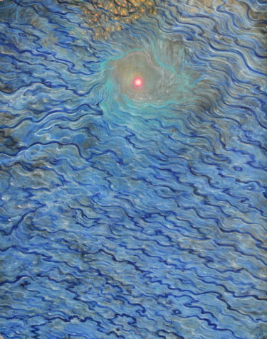 Painting titled "THE EYE OF THE BEHO…" by Artur Pashkov, Original Artwork, Oil