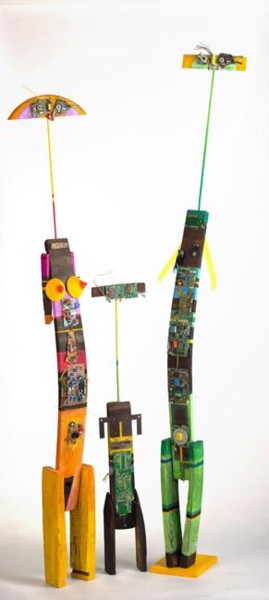 Sculpture intitulée "La branche italienne" par Denis Bonnes, Œuvre d'art originale, Bois