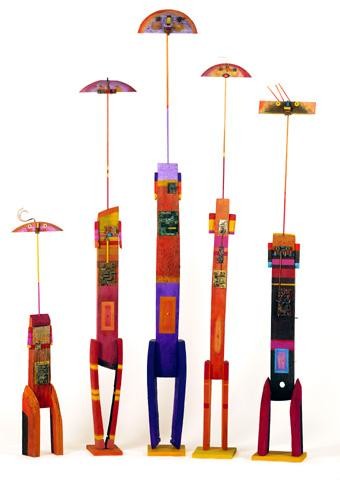 Sculpture intitulée "La branche marocaine" par Denis Bonnes, Œuvre d'art originale, Bois