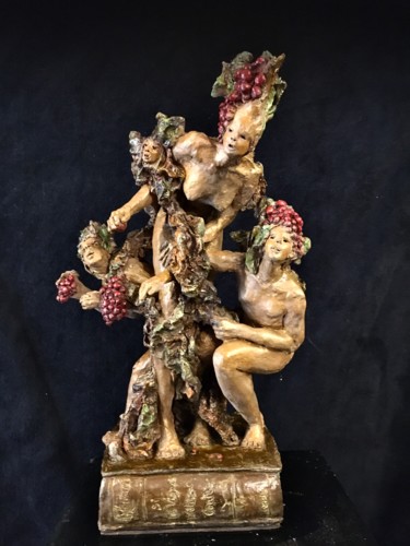 SI LA VIGNE M'ETAIT CONTEE 雕塑 标题为“SI LA VIGNE M'ETAIT…” 由Catherine Lesueur (C.Lesueur), 原创艺术品, 陶瓷