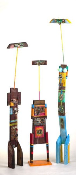 Sculpture intitulée "La branche tunisien…" par Denis Bonnes, Œuvre d'art originale, Bois