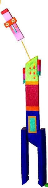 Sculpture intitulée "bobo 2-4" par Denis Bonnes, Œuvre d'art originale, Bois