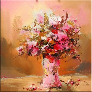 Painting titled "Bouquet" by Pavel Guzenko, Original Artwork, Oil