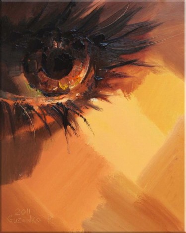 Painting titled "Twinkling Eyes 3" by Pavel Guzenko, Original Artwork, Oil