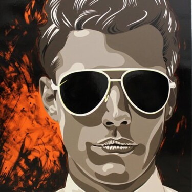 Peinture intitulée "Ma tentation" par Ann'Soco, Œuvre d'art originale, Acrylique