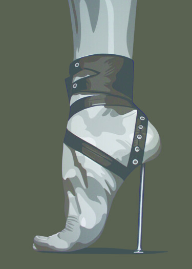 Peinture intitulée "Objet du désir n°2" par Ann'Soco, Œuvre d'art originale, Acrylique