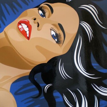 Peinture intitulée "Quintessence" par Ann'Soco, Œuvre d'art originale, Acrylique