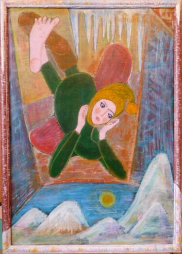 Peinture intitulée "Snow** fantasy" par Veranika Bo, Œuvre d'art originale, Acrylique