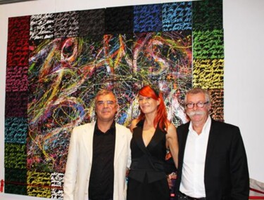 Peinture intitulée "10 ans "Bionis"" par Ann'Soco, Œuvre d'art originale