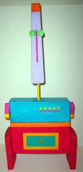 Sculpture intitulée "beauf 4" par Denis Bonnes, Œuvre d'art originale, Bois