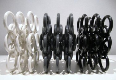 Escultura intitulada "Fluxo" por Alberto Simões De Almeida, Obras de arte originais