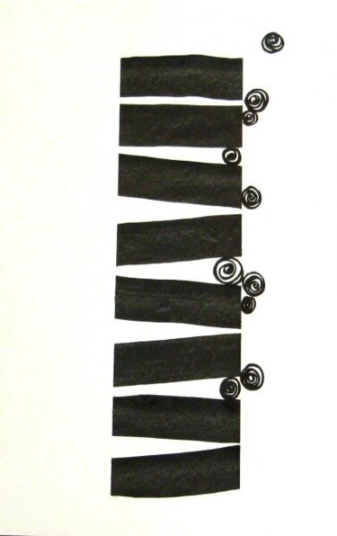 Zeichnungen mit dem Titel "Zen 16" von Renzo Campoverde, Original-Kunstwerk