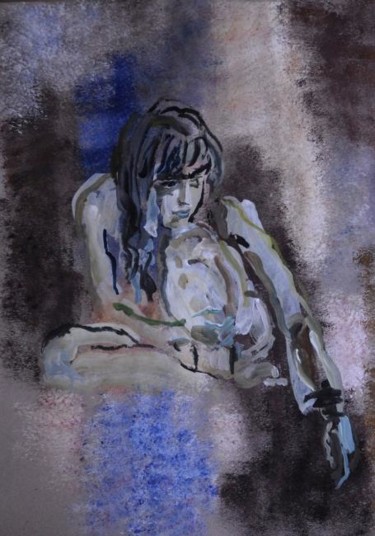Malerei mit dem Titel "Galja" von Velemir Pankratov, Original-Kunstwerk, Öl