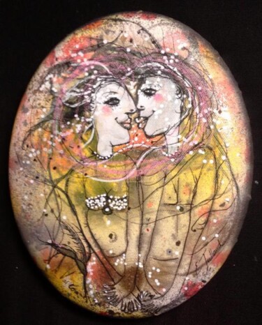 Peinture intitulée "Va comme hier ( toi…" par Emilie Teillaud, Œuvre d'art originale