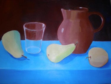 Peinture intitulée "Nature morte au pic…" par Morgane A., Œuvre d'art originale