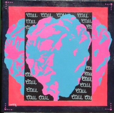 제목이 "psychedelic eau3"인 미술작품 Daniel Coste로, 원작, 기름