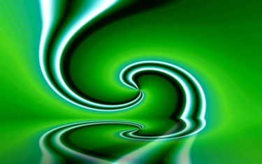 Remolino verde Arts numériques intitulée "Remolino verde" par Ricardo G. Silveira, Œuvre d'art originale