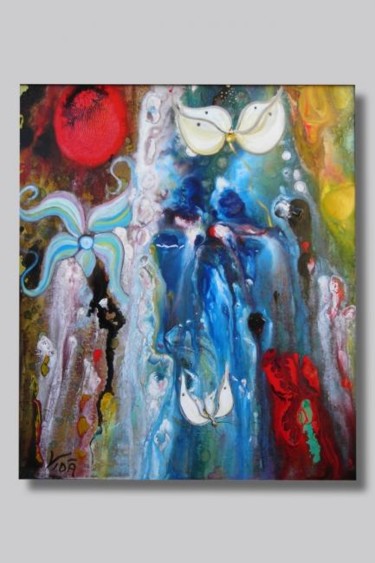 Pittura intitolato "Cascata" da Vidà, Opera d'arte originale