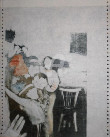 Pintura intitulada "my history" por Denisa Paho, Obras de arte originais, Óleo