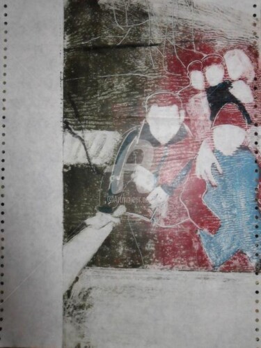 Pintura intitulada "my history" por Denisa Paho, Obras de arte originais, Óleo