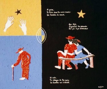Peinture intitulée "la lumière" par Pierre Laurent Tichadou, Œuvre d'art originale, Huile