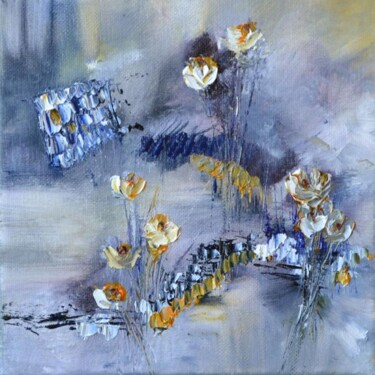 Pintura titulada "Fleurs de macramé" por Muriel Cayet, Obra de arte original