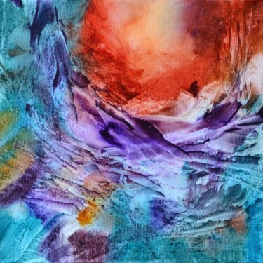 Marie bleue Pintura titulada "Marie bleue" por Muriel Cayet, Obra de arte original