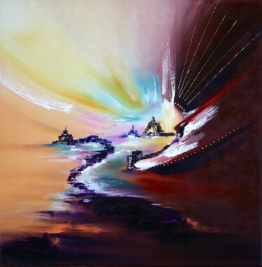 Peinture intitulée "Envole- toi" par Sophie Sirot, Œuvre d'art originale, Huile