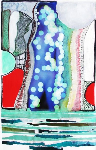 Peinture intitulée "Lumières" par Magil, Œuvre d'art originale