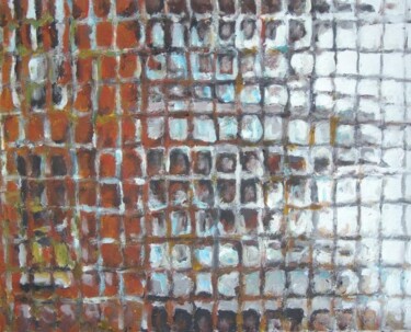 제목이 "Veduta di condominio"인 미술작품 Paolo Avanzi로, 원작, 기름