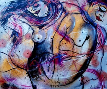 Peinture intitulée "Sweet Dreams" par Emilie Teillaud, Œuvre d'art originale