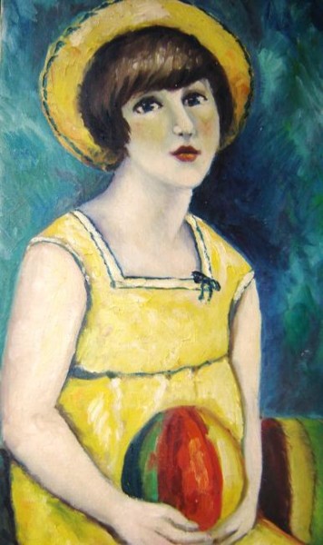 Peinture intitulée "Sans titre (1982)" par Leriche, Œuvre d'art originale, Huile