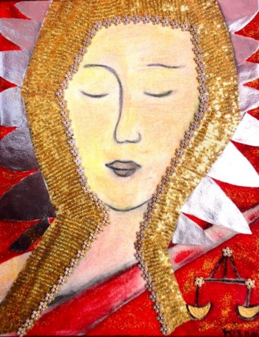 Painting titled "angel" by Georg Kiehn, Original Artwork