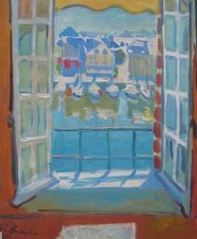 Painting titled "32C" by Varvara Bracho, Original Artwork