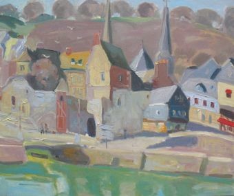 Painting titled "printemps" by Varvara Bracho, Original Artwork