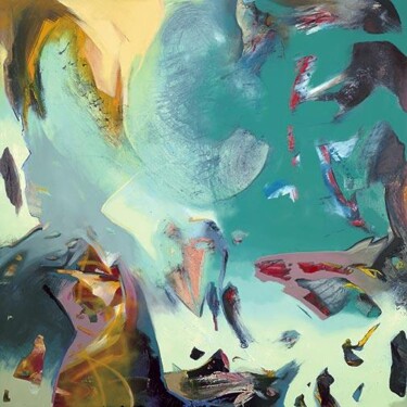 Peinture intitulée "Matrix" par Robin Mols, Œuvre d'art originale, Huile