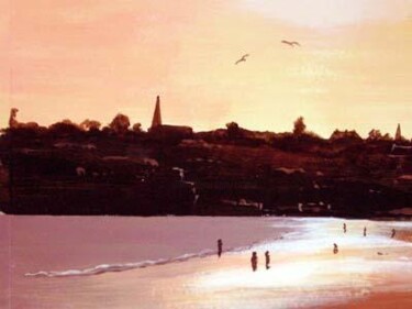 제목이 "galway sunset"인 미술작품 Cathal O Malley로, 원작