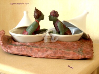 雕塑 标题为“Tajine surprise V” 由Mabé, 原创艺术品, 兵马俑