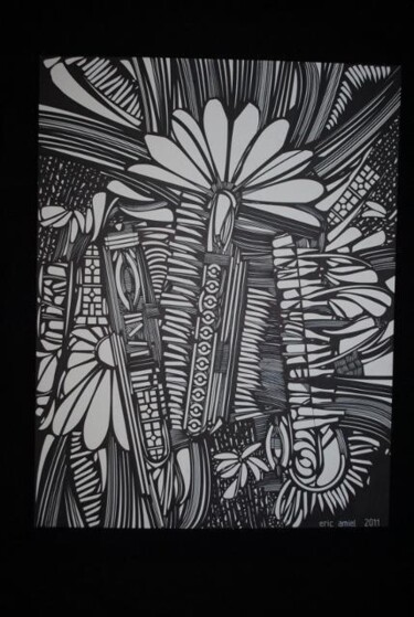 Drawing titled "Razor Edge" by Eric Amiel, Original Artwork