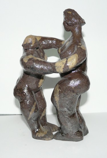 Sculpture intitulée "Danse" par Sylvie Hébrard, Œuvre d'art originale, Céramique