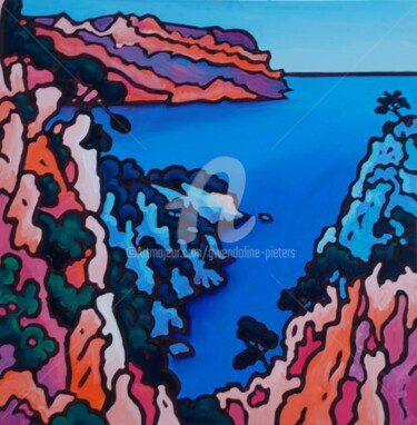 Peinture intitulée "En-vau.." par Gwendoline Pieters, Œuvre d'art originale