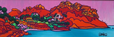 Peinture intitulée "Ve de la pointe des…" par Gwendoline Pieters, Œuvre d'art originale