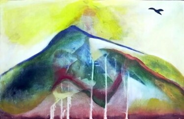 Painting titled "Cezanne memorial" by Erik Nordström, Original Artwork, Acrylic